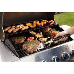 4 Piece Ash Wood Grill Tool Set