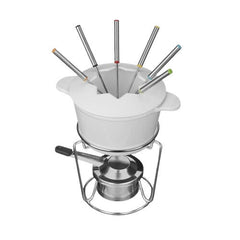 Chef’s Classic™ Enameled Cast Iron 13-Piece Fondue Set