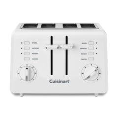 4 Slice Compact Plastic Toaster