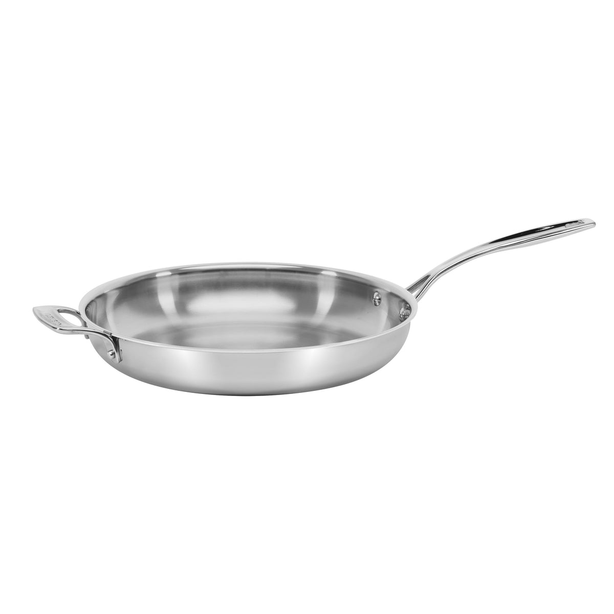 Custom-Clad 5-Ply 12" Fry Pan with Helper Handle