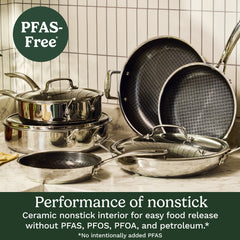 FusionPlus™ Stainless Steel 12" Skillet with Helper