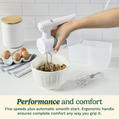 5 Speed Hand Mixer with Storage Case